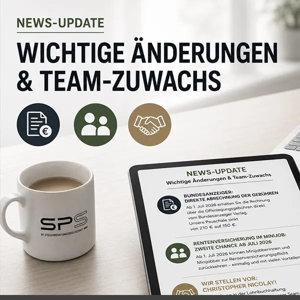 Wichtige Änderungen & Team-Zuwachs